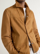 Brunello Cucinelli - Suede Jacket - Orange