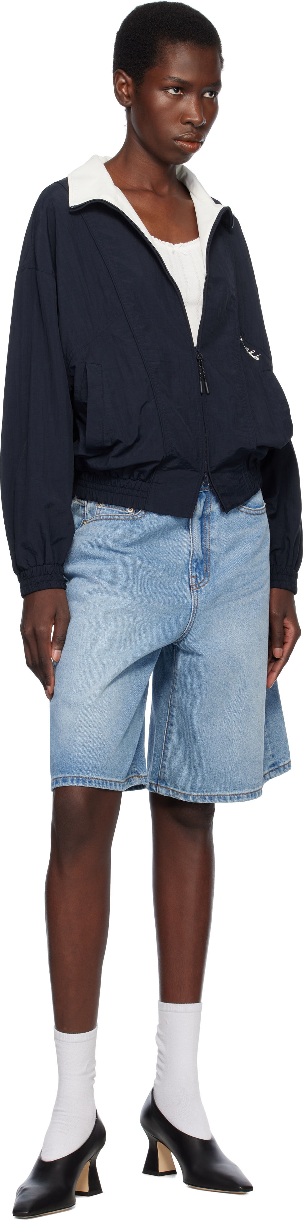 Dunst Blue Bermuda Denim Shorts