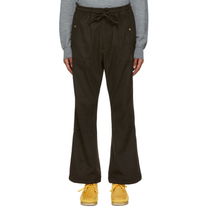 Photo: Needles Brown Faux-Suede Cowboy Trousers