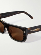 Givenchy - GV Day Square-Frame Marbled Acetate Sunglasses