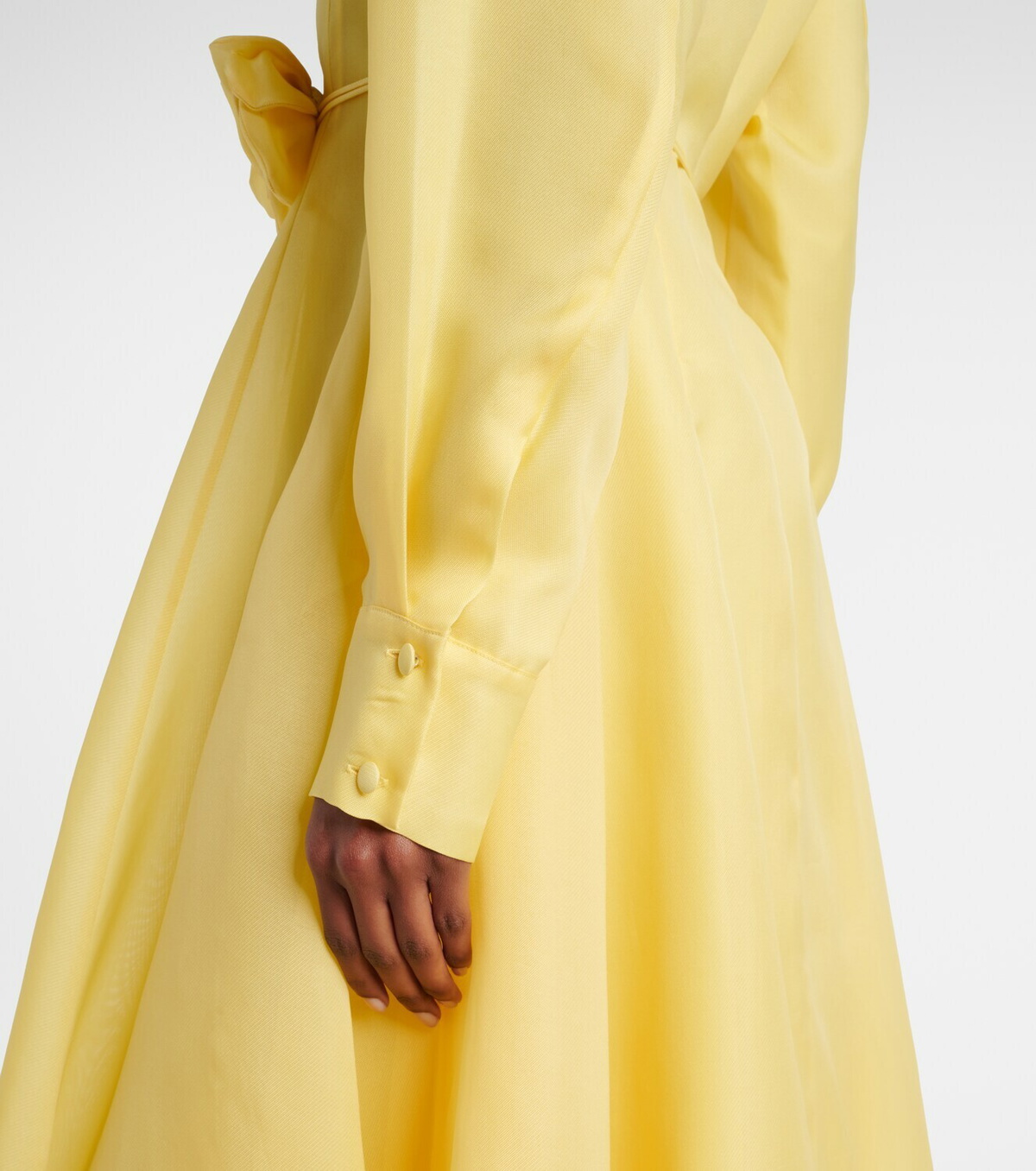Leo Lin Josephine floral silk gown