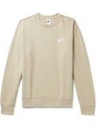 Nike - Sportswear Club Cotton-Blend Jersey Sweatshirt - Neutrals