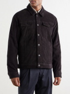 James Perse - Stretch-Cotton Corduroy Blouson Jacket - Brown