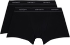 Carhartt Work In Progress Two-Pack Black Cotton Trunk Boxer Briefs