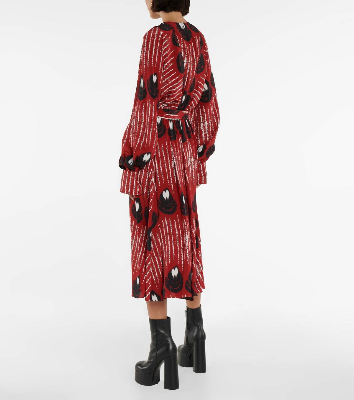 【レア】ARARE - MAMA Mame Kurogouchi(マメ) Triacetate Polyester Georgette Short