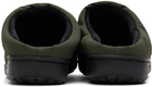 SUBU Green Quilted Nannen Slippers