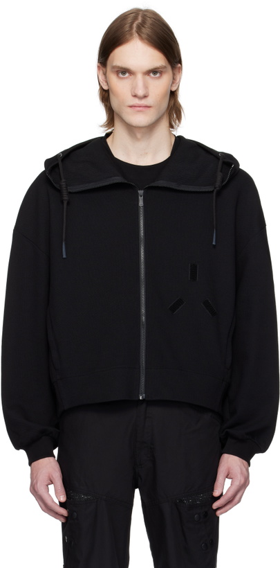 Photo: A. A. Spectrum Black Mellows Zip Up Hoodie