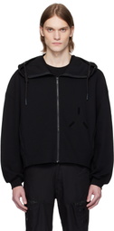 A. A. Spectrum Black Mellows Zip Up Hoodie