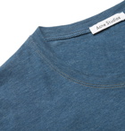 Acne Studios - Edvin Mélange Stretch-Cotton T-Shirt - Men - Blue