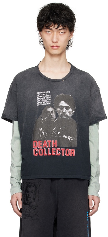 Photo: PALY Black 'Death Collector' Long Sleeve T-Shirt