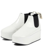Loewe Patent leather platform Chelsea boots