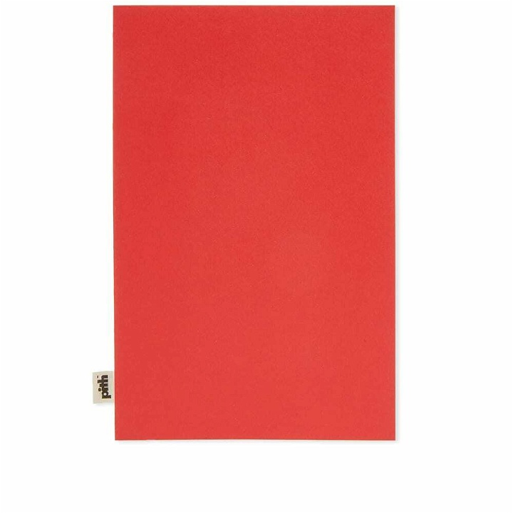 Photo: Pith Yuzu Plain Notebook - Medium in Red