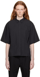CO Black Covered Placket Shirt