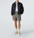 Valentino Toute La V linen Bermuda shorts