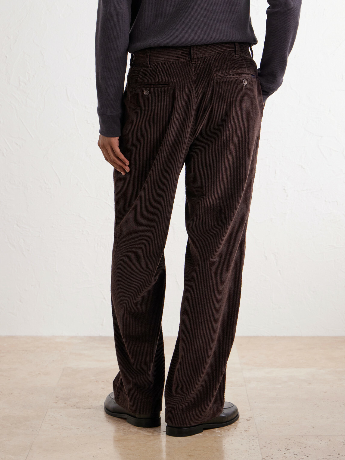 Aimé Leon Dore - Wide-Leg Cotton-Corduroy Trousers - Brown