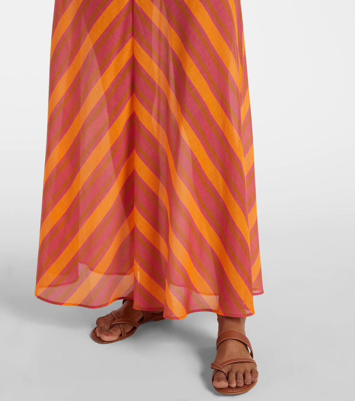 Eres Neree printed cotton voile maxi dress