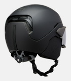 Bogner Logo leather-trimmed ski helmet