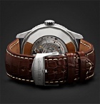 Breitling - Navitimer 8 B35 Automatic Unitime Chronometer 43mm Stainless Steel and Alligator Watch - Silver