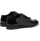 Dolce & Gabbana - Patent-Leather Derby Shoes - Men - Black