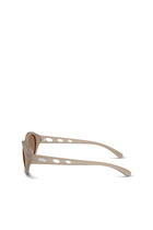 Diesel Oval sunglasses - Sunglasses - Unisex - Brown