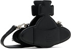 Vivienne Westwood Black Nano Orb Crossbody Bag