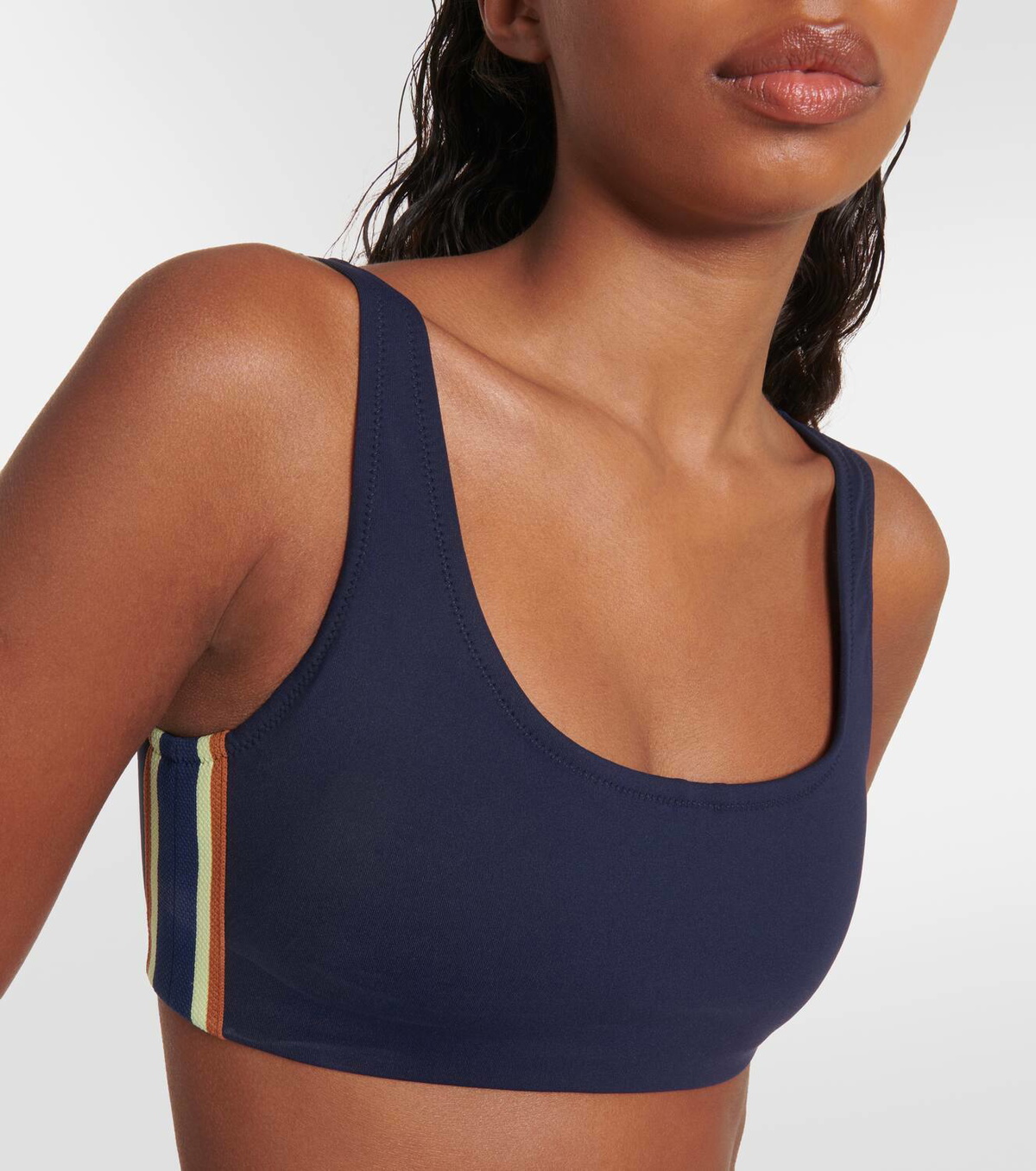 Tory Sport Striped sports bra