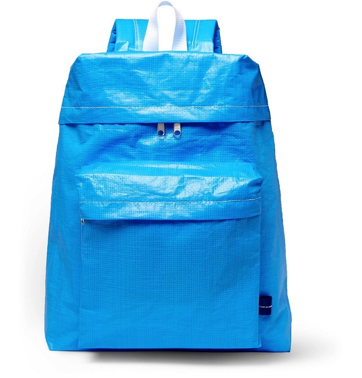 Photo: Comme des Garçons SHIRT - PVC Backpack - Blue