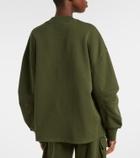 The Attico Oversized cotton jersey sweatshirt