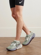 Nike Running - Zegama 2 Stretch-Jersey and Rubber-Trimmed Mesh Trail Running Sneakers - Green