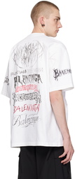 Balenciaga White DIY Metal T-Shirt