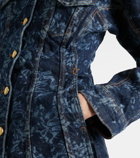 Ganni Printed denim jacket