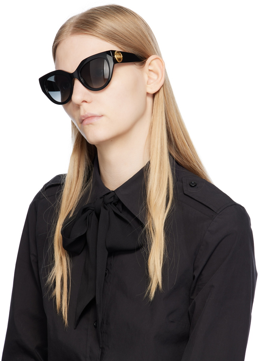 gucci black cat eye sunglasses