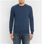 Belstaff - Kerrigan Nylon-Panelled Wool Sweater - Men - Blue