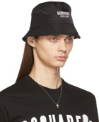 Dsquared2 Black Ceresio Bucket Hat