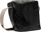 Kiko Kostadinov Black & Beige Deultum Leather Bag