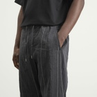 A Kind of Guise Men's Samurai Trousers in Black Chalk Stripe