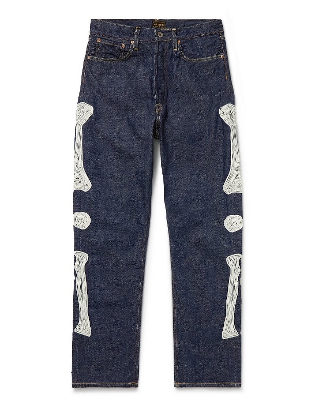 Photo: KAPITAL - Embroidered Jeans - Blue