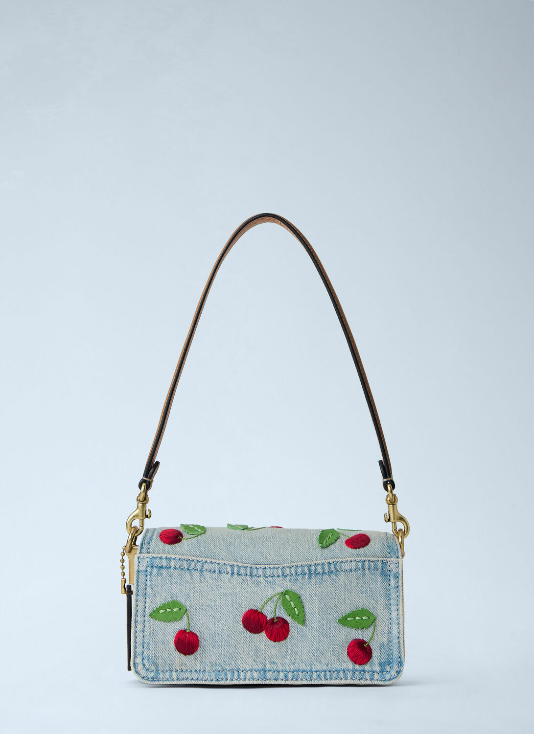 Coach Tabby Shoulder Bag 20 With Cherry Embroidery