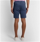 Peter Millar - Wayfare Slim-Fit Stretch Tencel and Cotton-Blend Twill Shorts - Blue