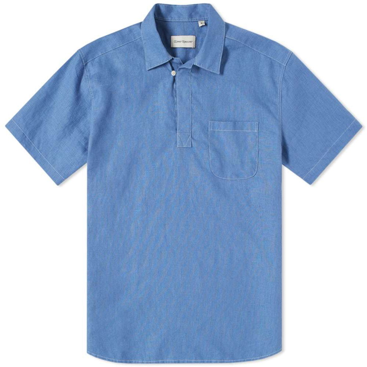 Photo: Oliver Spencer Yarmouth Popover Shirt Blue