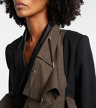 Sacai Paneled blouson jacket