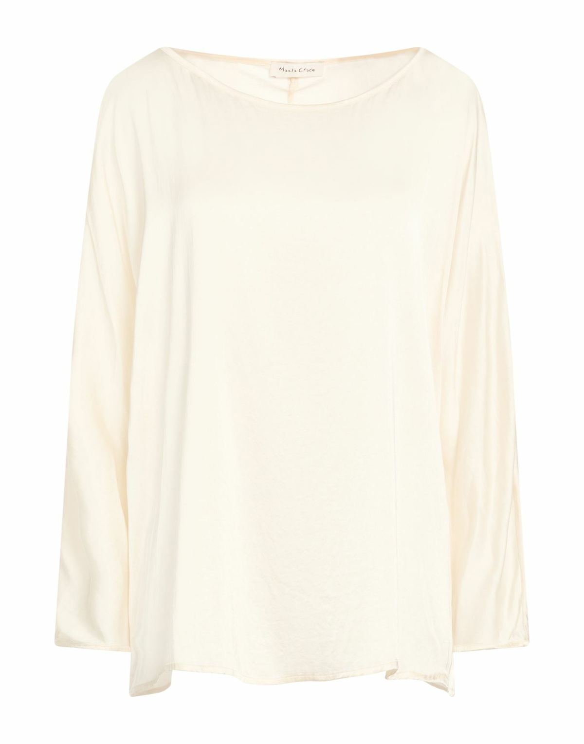 Manila Grace Womens Top Ivory