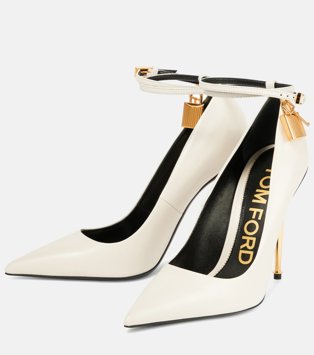 Tom Ford - Padlock leather pumps TOM FORD