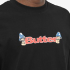 Butter Goods Men's Shrooms Logo T-Shirt in Black