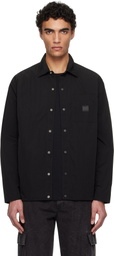 Reigning Champ Black Crinkle Nylon Uniform Standard Overshirt
