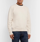 TOM FORD - Loopback Cotton-Blend Jersey Sweatshirt - Off-white