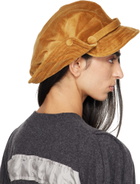 OPEN YY Beige Wire Bucket Beret Cap