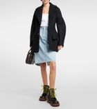 Bottega Veneta Haddock leather combat boots