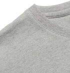 DISTRICT VISION - Intoku Logo-Embroidered Mélange Cotton-Jersey T-Shirt - Gray