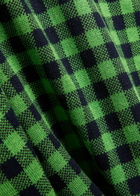 Guest In Residence Gingham Silk-blend Polo Shirt Green